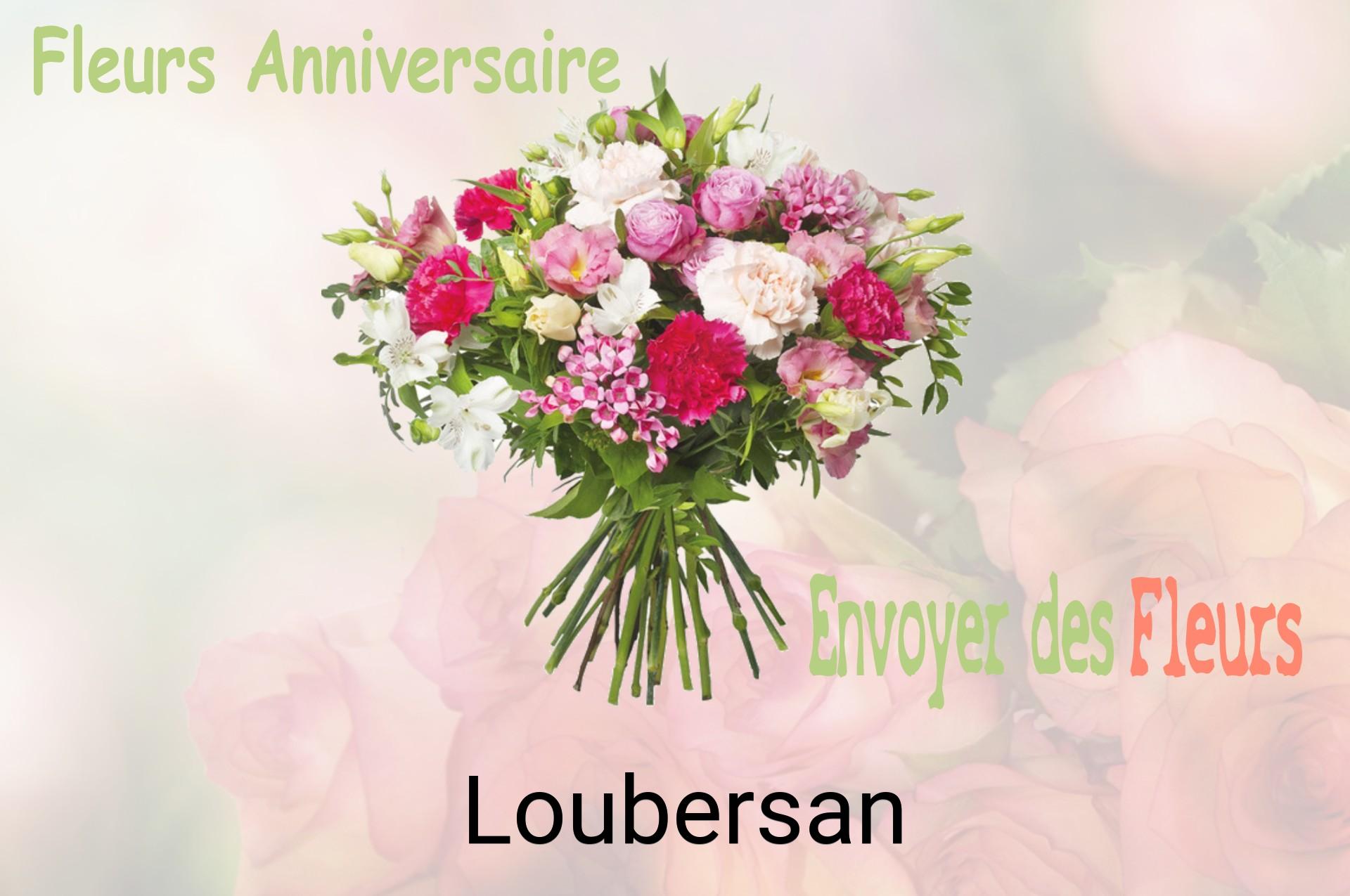 Bouquet de fleurs d’anniversaire livré à Loubersan